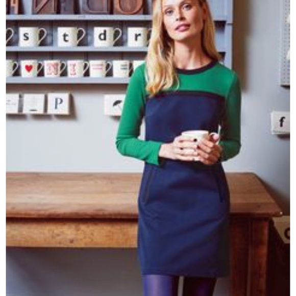 boden colorblock dress